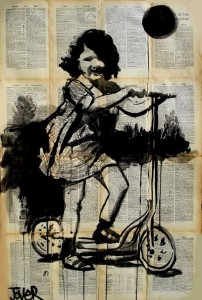 Ink Drawings On Vintage Book Pages By Loui Jover I